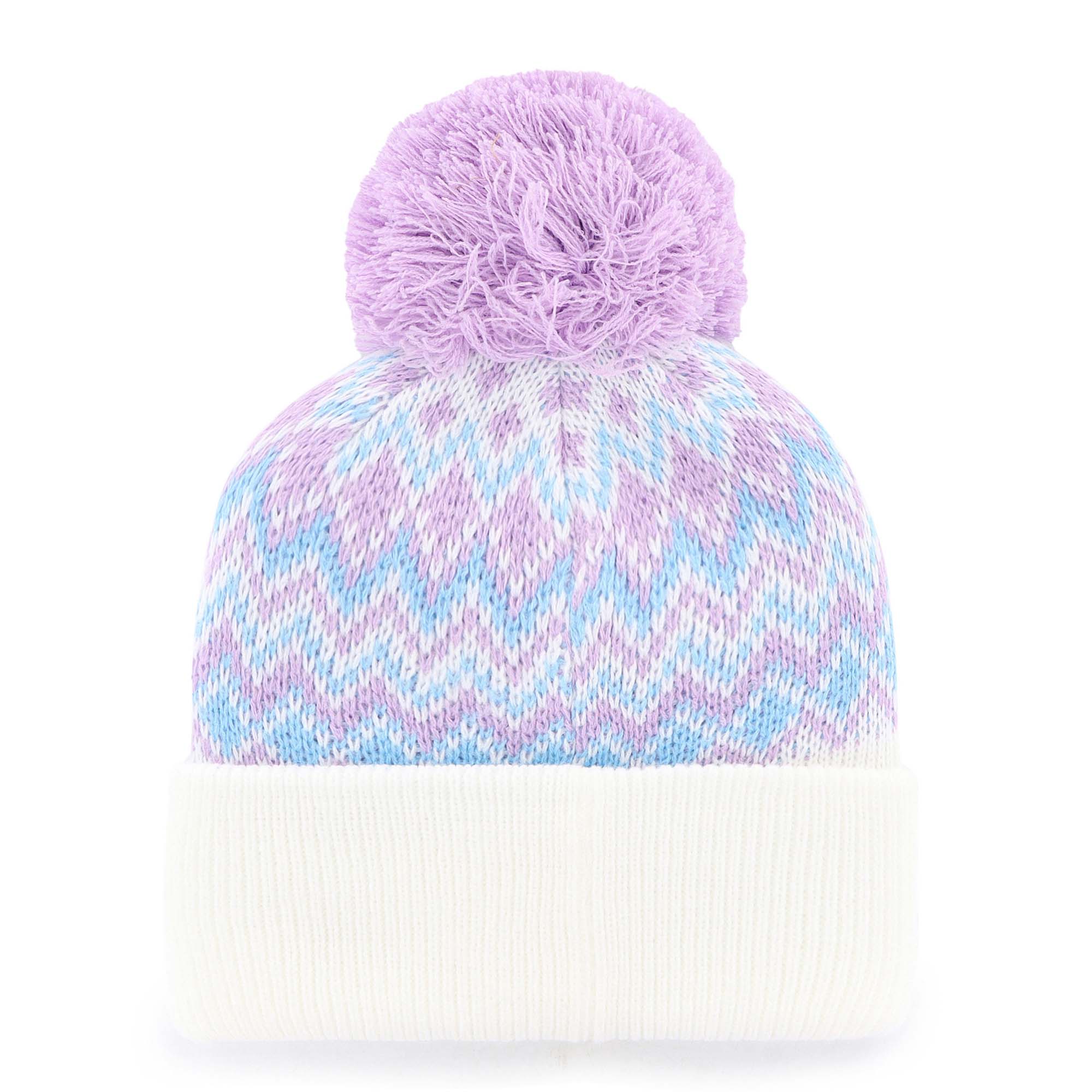 Los Angeles Angels Caps Shop – girls youth los angeles angels 47 white elsa cuffed knit hat with pom Baseball Caps and Headwear