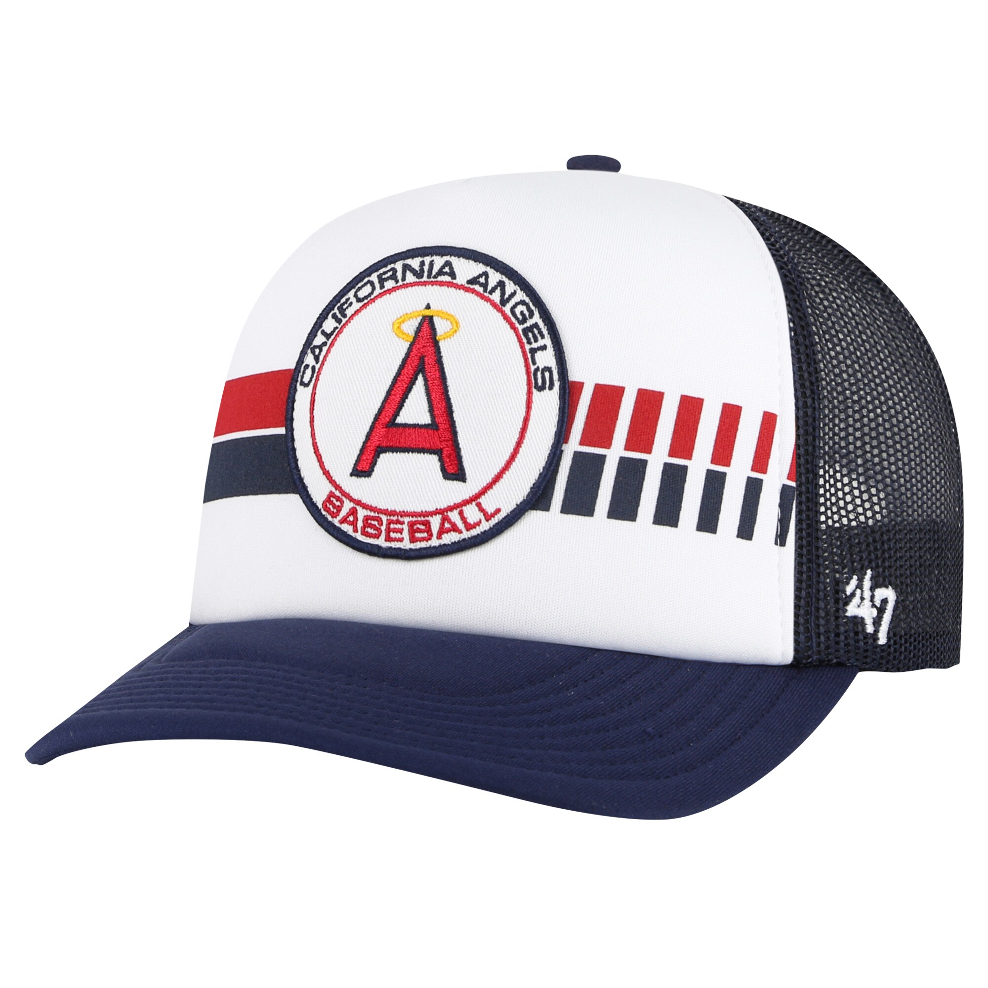 Los Angeles Angels Caps Shop – mens california angels 47 whitenavy cooperstown collection wax pack express trucker adjustable hat Baseball Caps and Headwear