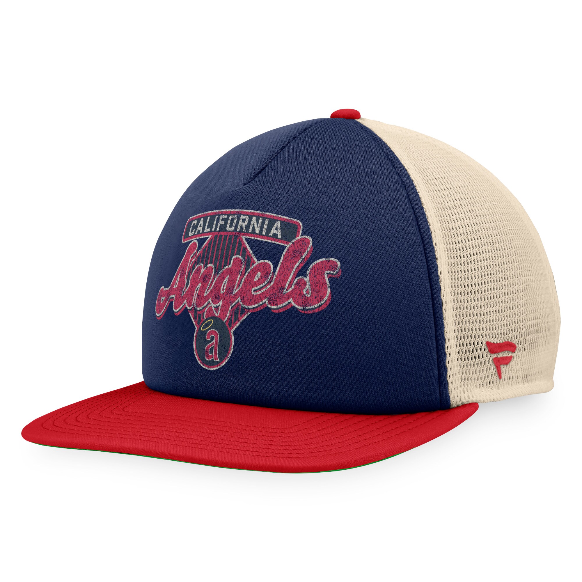 Los Angeles Angels Caps Shop – mens california angels fanatics navyred cooperstown collection talley foam trucker snapback hat Baseball Caps and Headwear
