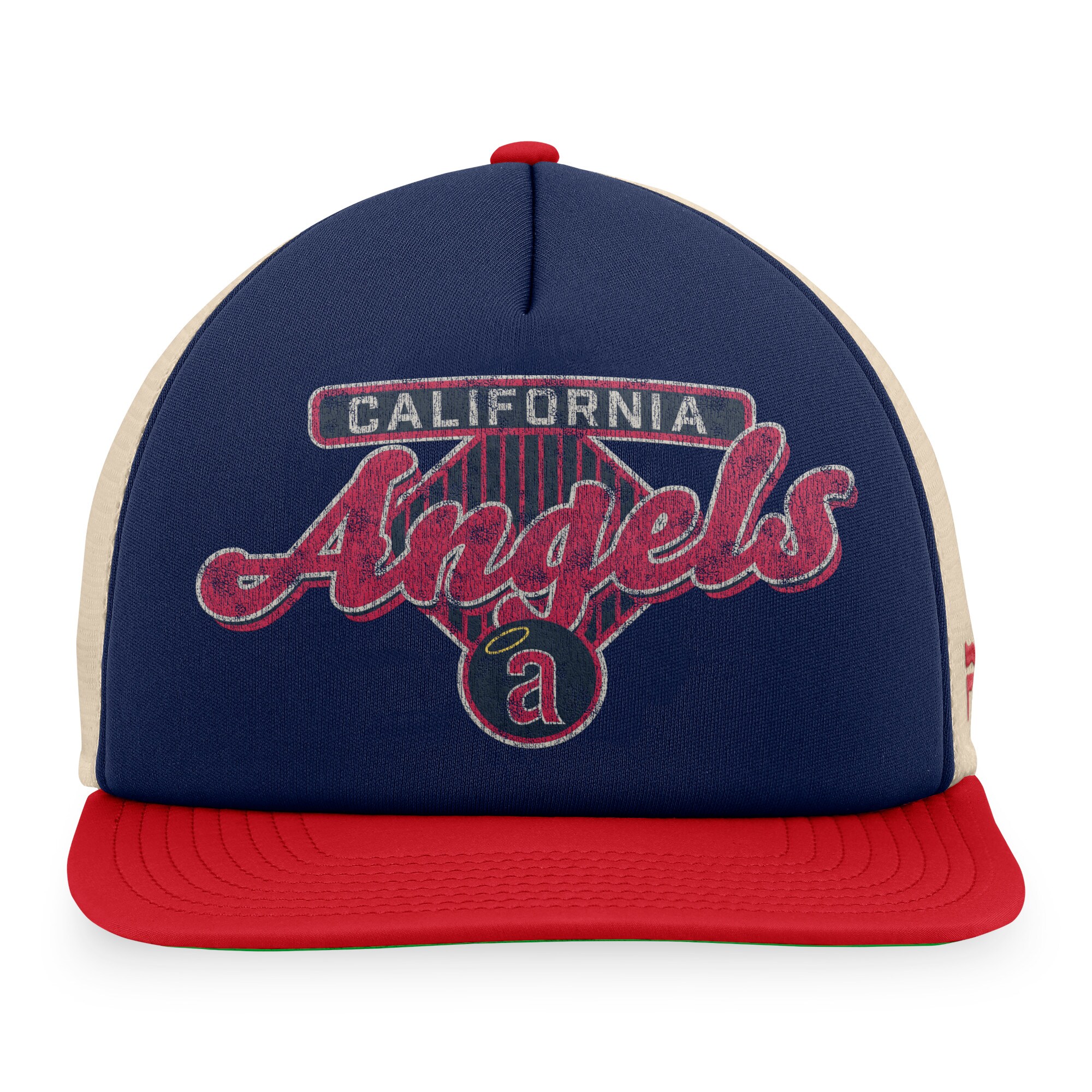 Los Angeles Angels Caps Shop – mens california angels fanatics navyred cooperstown collection talley foam trucker snapback hat Baseball Caps and Headwear