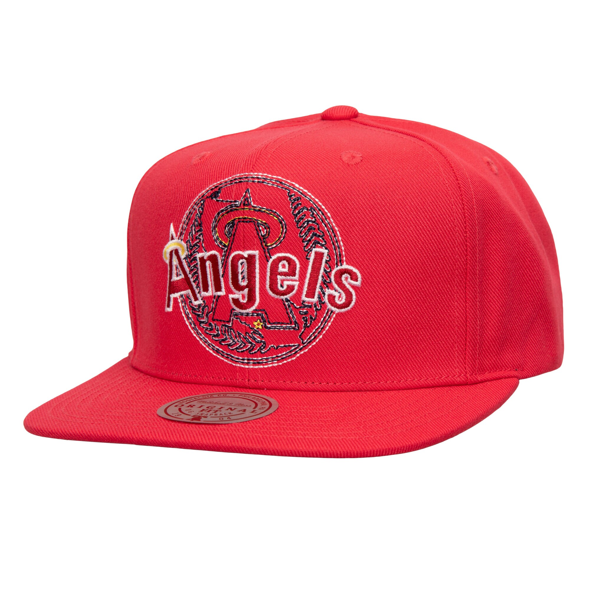 Los Angeles Angels Caps Shop – mens california angels mitchell  ness red double up snapback hat Baseball Caps and Headwear