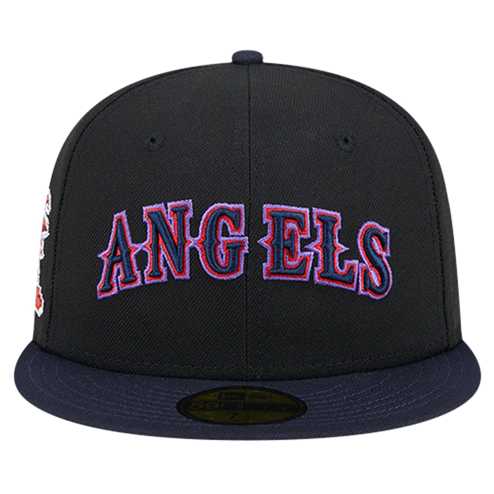 Los Angeles Angels Caps Shop – mens california angels new era black cooperstown collection retro spring training 59fifty fitted hat Baseball Caps and Headwear