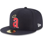 Los Angeles Angels Caps Shop – mens california angels new era navy cooperstown collection wool 59fifty fitted hat Baseball Caps and Headwear