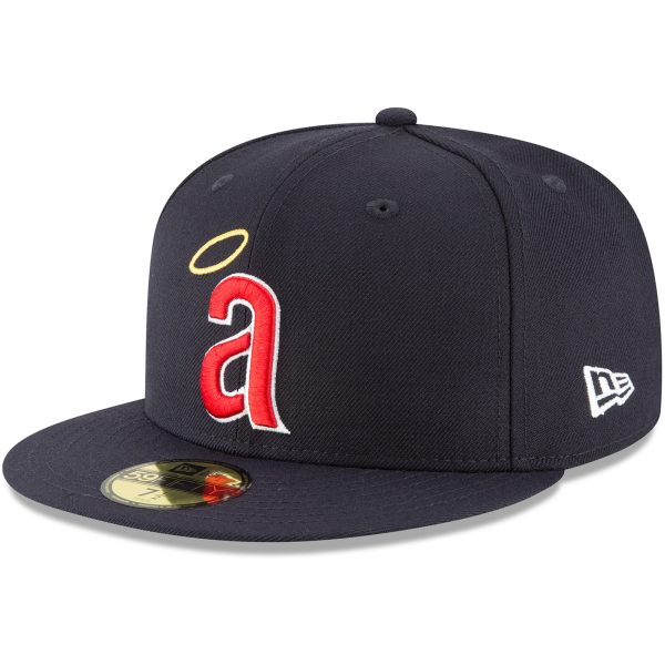 Los Angeles Angels Caps Shop – mens california angels new era navy cooperstown collection wool 59fifty fitted hat Baseball Caps and Headwear