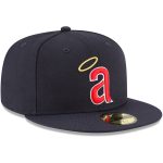 Los Angeles Angels Caps Shop – mens california angels new era navy cooperstown collection wool 59fifty fitted hat Baseball Caps and Headwear