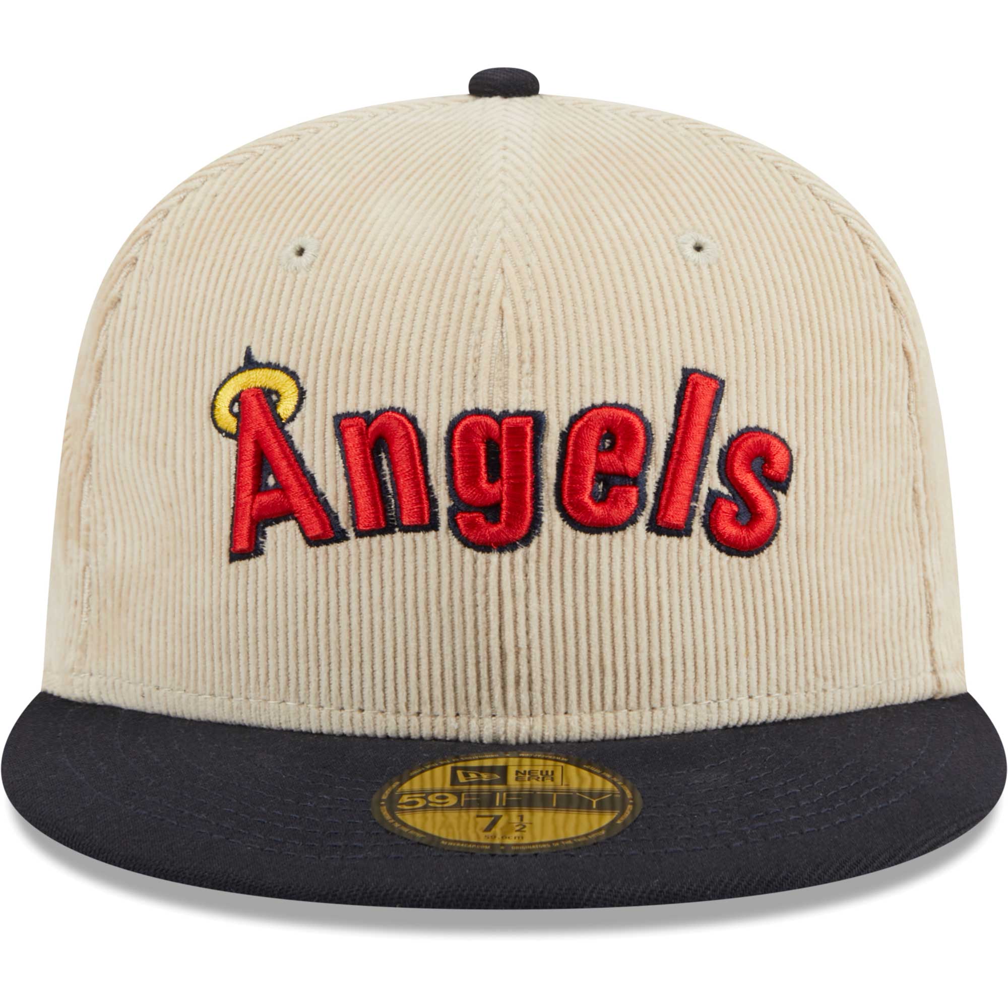 Los Angeles Angels Caps Shop – mens california angels new era white cooperstown collection corduroy classic 59fifty fitted hat Baseball Caps and Headwear