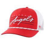 Los Angeles Angels Caps Shop – mens los angeles angels 47 red downburst trucker adjustable hat Baseball Caps and Headwear