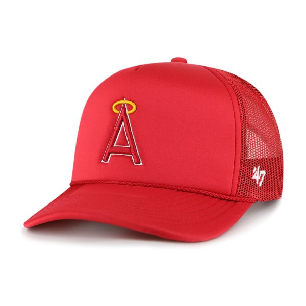 Los Angeles Angels Caps Shop – mens los angeles angels 47 red foam logo trucker adjustable hat Baseball Caps and Headwear