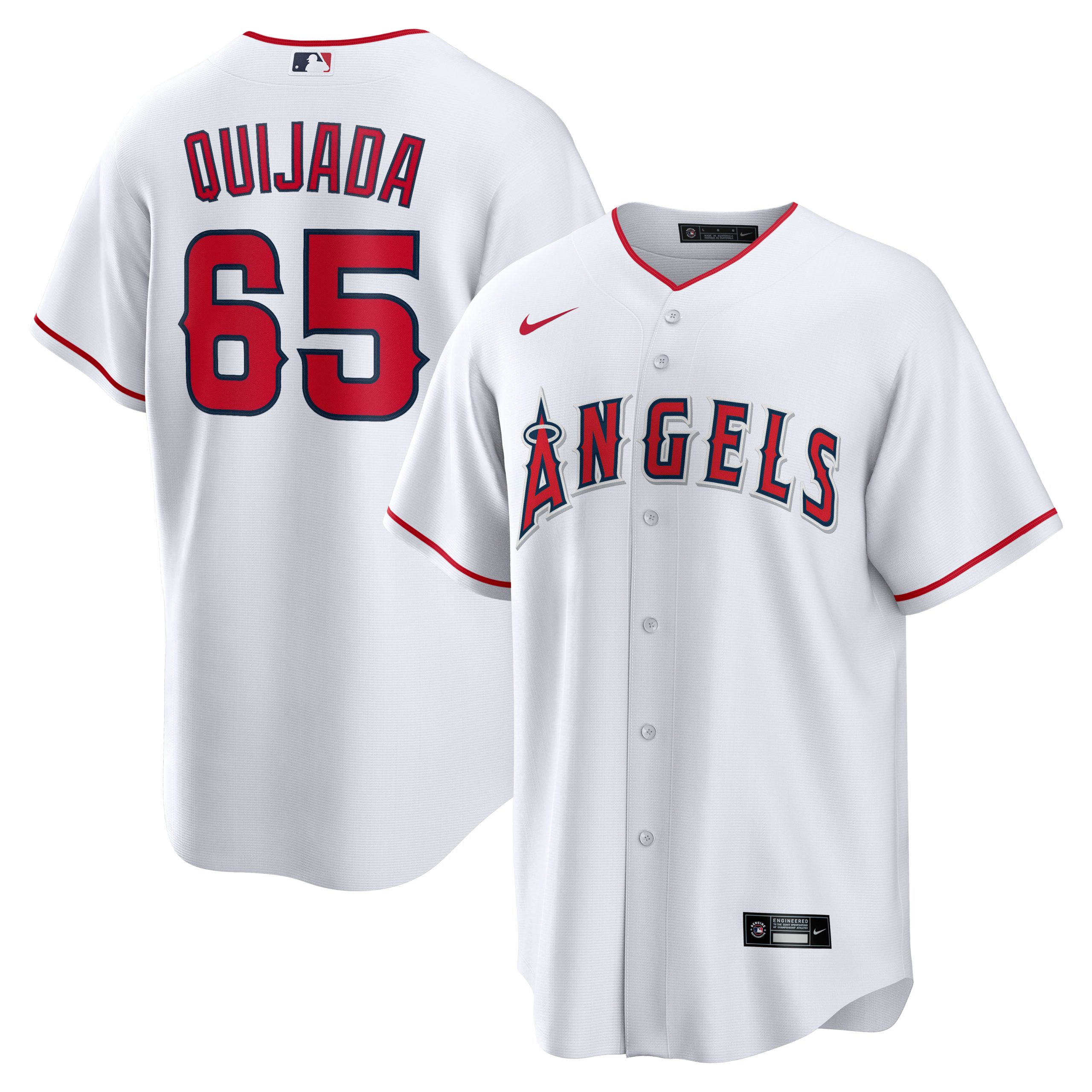 Los Angeles Angels Caps Shop – mens los angeles angels josé quijada nike white home replica player jersey Baseball Caps and Headwear