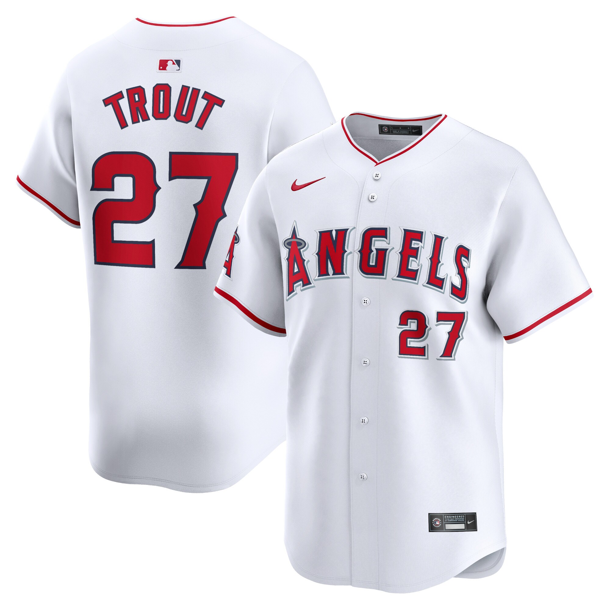 Los Angeles Angels Caps Shop – mens los angeles angels mike trout nike white home limited player jersey Baseball Caps and Headwear