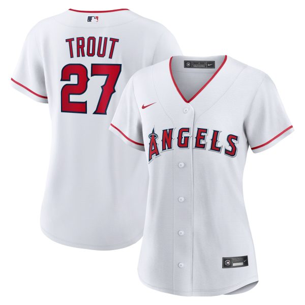 Los Angeles Angels Caps Shop – womens los angeles angels mike trout nike white home replica player jersey Baseball Caps and Headwear